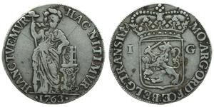 1 Gulden / 20 Stiver Königreich der Niederlande (1815 - ) Silber 