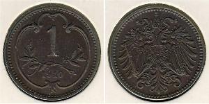 1 Heller Österreich-Ungarn (1867-1918) Bronze 