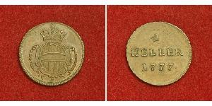 1 Heller Austria Cobre Maria Theresa of Austria (1717 - 1780)