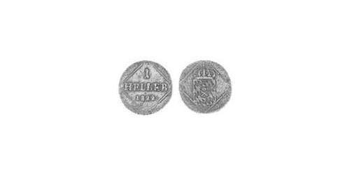 1 Heller Kingdom of Bavaria (1806 - 1918) Copper 