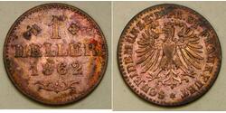 1 Heller States of Germany Cuivre 