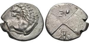 1 Hemidrachm Grecia antica (1100BC-330) Argento 