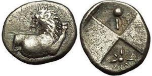 1 Hemidrachm Grecia antica (1100BC-330) Argento 