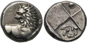 1 Hemidrachm Grecia antica (1100BC-330) Argento 