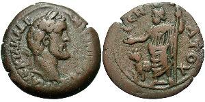 1 Hemidrachm Impero romano (27BC-395) Bronzo Antonino Pio  (86-161)