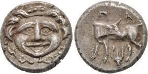 1 Hemidrachm Antigua Grecia (1100BC-330) Plata 