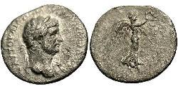 1 Hemidrachm Imperio romano (27BC-395) Plata Adriano  (76 - 138) 
