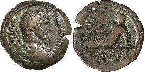1 Hemidrachm Egitto (provincia romana) (30BC – 641)  Adriano (76 - 138) 