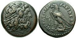 1 Hemidrachm Елліністичний Єгипет (332BC-30BC) Бронза Птолемей III Эвергет (282BC-222BC)