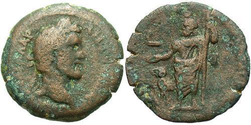 1 Hemidrachm Римська імперія (27BC-395) Бронза Антоній Пій  (86-161)