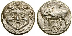1 Hemidrachm Древняя Греция (1100BC-330) Серебро 