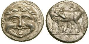 1 Hemidrachm Древняя Греция (1100BC-330) Серебро 