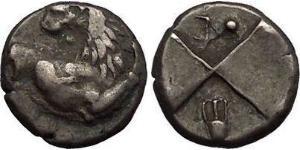 1 Hemidrachm Древняя Греция (1100BC-330) Серебро 