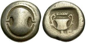 1 Hemidrachm Беотія (1836 - 2011) Срібло 