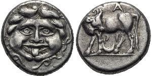 1 Hemidrachm Стародавня Греція (1100BC-330) Срібло 