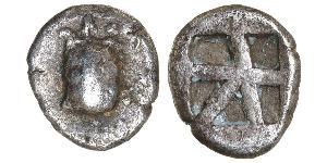 1 Hemiobol Grecia antica (1100BC-330) Argento 