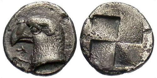 1 Hemiobol Grecia antica (1100BC-330) Argento 