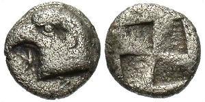 1 Hemiobol Antikes Griechenland (1100BC-330) Silber 