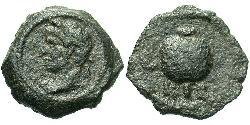 1 Hemiobol Римская империя (27BC-395) Бронза Адриан (76 - 138) 