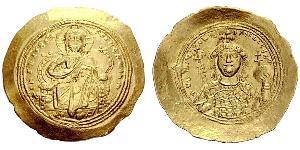 1 Histamenon Byzantinisches Reich (330-1453) Gold Constantine IX Monomachus (1000-1055)