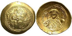 1 Histamenon Empire byzantin (330-1453) Or Constantin IX Monomaque (1000-1055)