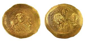 1 Histamenon Imperio bizantino (330-1453) Oro Constantino IX Monómaco (1000-1055)