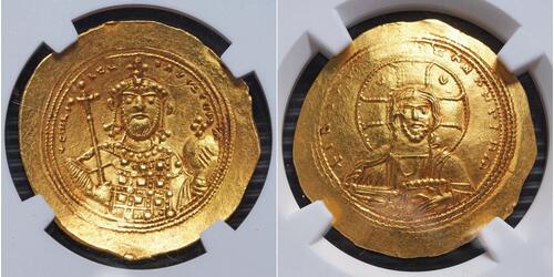 1 Histamenon Imperio bizantino (330-1453) Oro Constantino IX Monómaco (1000-1055)