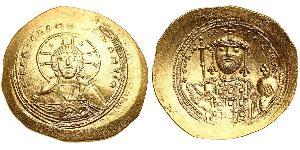 1 Histamenon Impero bizantino (330-1453) Oro Costantino IX Monomaco (1000-1055)