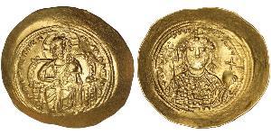 1 Histamenon Византийская империя (330-1453) Золото Константин IX Мономах (1000-1055)