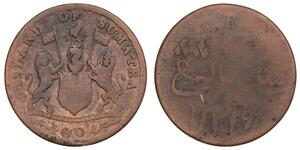 1 Keping Британська Ост-Індська компанія (1757-1858) Мідь 