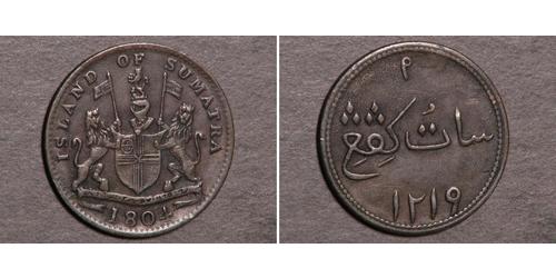1 Keping Британська Ост-Індська компанія (1757-1858) Мідь 