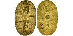 1 Koban Tokugawa shogunate (1600-1868) Gold Emperor Kōmei (1831 - 1867)