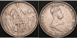 1 Korona Австро-Венгрия (1867-1918) Серебро Франц Иосиф I (1830 - 1916)