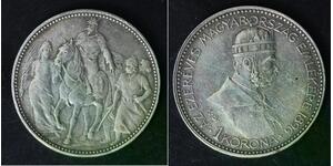 1 Korona Австро-Венгрия (1867-1918) Серебро Франц Иосиф I (1830 - 1916)