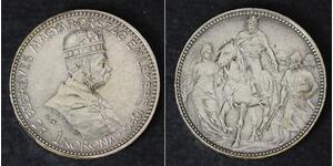 1 Korona Австро-Венгрия (1867-1918) Серебро Франц Иосиф I (1830 - 1916)
