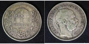 1 Korona Венгрия Серебро 