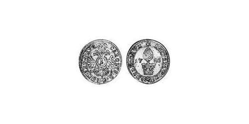1 Kreuzer Augsbourg (1276 - 1803) Argent Charles VI du Saint-Empire (1685-1740)