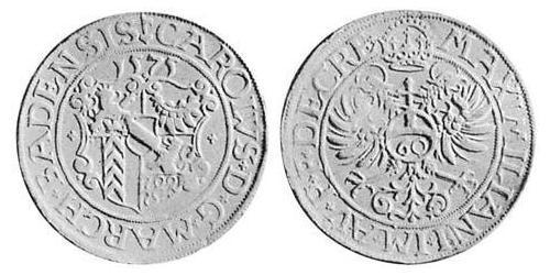 1 Kreuzer Margraviato di Baden (1112 - 1803) Argento 