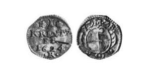 1 Kreuzer Principato di Ansbach (1398–1792) Argento Gioacchino Ernesto di Brandeburgo-Ansbach(1583 – 1625)