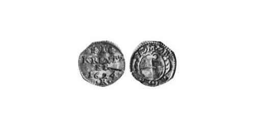 1 Kreuzer Principato di Ansbach (1398–1792) Argento Gioacchino Ernesto di Brandeburgo-Ansbach(1583 – 1625)