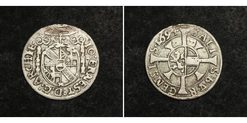 1 Kreuzer Salisburgo (1328 - 1803) Argento 