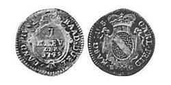 1 Kreuzer Margraviato di Baden-Durlach (1535 - 1771) Biglione Argento 