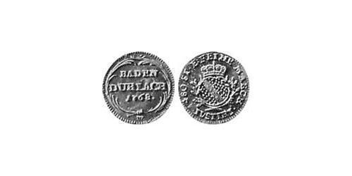 1 Kreuzer Margrave of Baden-Durlach (1535 - 1771) Billon 