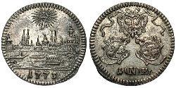 1 Kreuzer Deutschland Billon Silber 