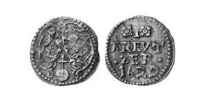 1 Kreuzer Ducado de Baviera (907 - 1623) Cobre Maximiliano I, duque y elector de Baviera(1573 – 1651)