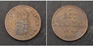 1 Kreuzer Hungría Cobre 
