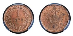 1 Kreuzer Austrian Empire (1804-1867) Copper 