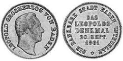 1 Kreuzer Grand Duchy of Baden (1806-1918) Copper Frederick I, Grand Duke of Baden (1826 - 1907)