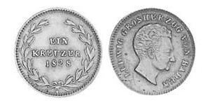 1 Kreuzer Grand Duchy of Baden (1806-1918) Copper 