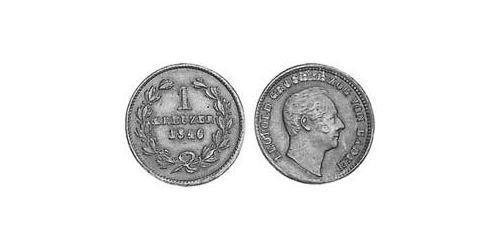 1 Kreuzer Grand Duchy of Baden (1806-1918) Copper Leopold, Grand Duke of Baden (1790 – 1852)